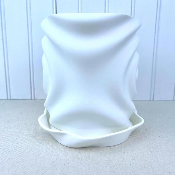 Modern Planter Pot, Waterdrop Planter, Modern Ripple Effect Planter - Picture 5 of 10